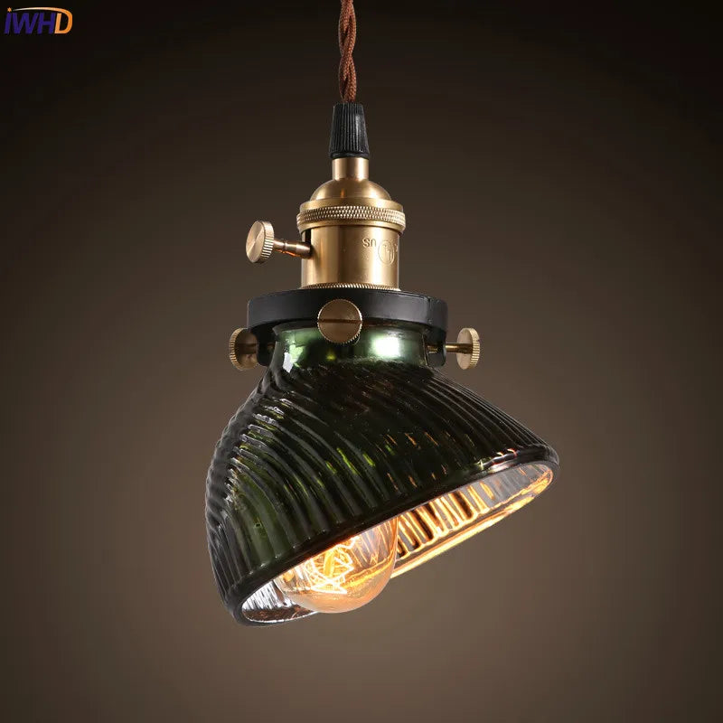 Afralia™ Vintage Industrial Pendant Lighting with LED Edison Bulb for Bar, Restaurant, Retro Loft