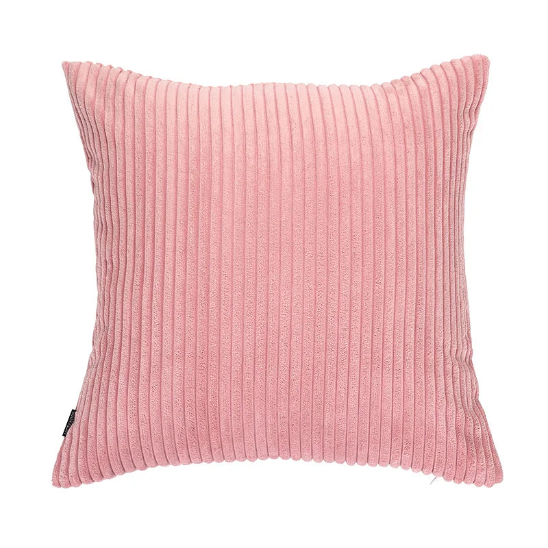 Afralia™ Corduroy Flocking Velvet Pillow Cover, Soft Home Decor, 45x45cm/60x60cm