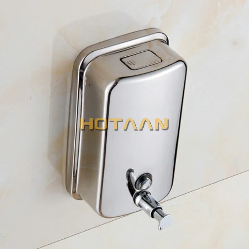 Afralia™ Stainless Steel Wall Mounted Shower Soap Dispenser - 500ml