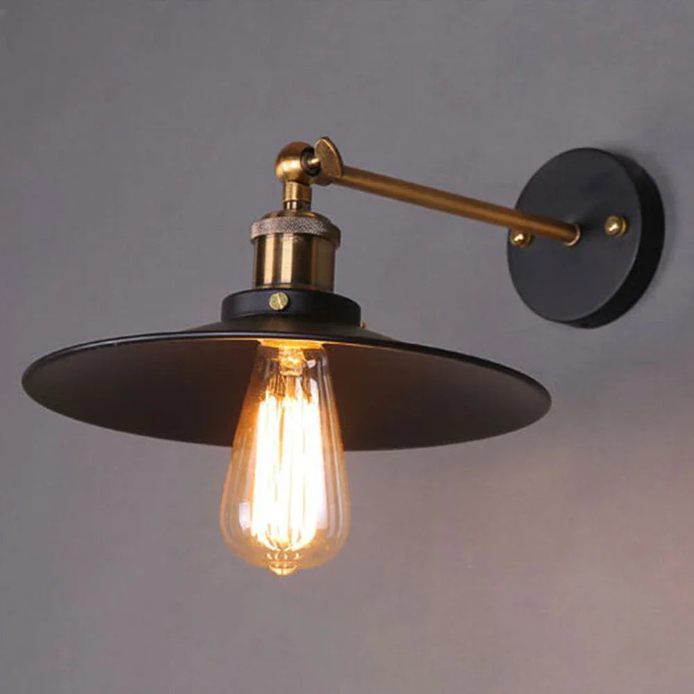 Afralia™ Retro Industrial LED Wall Light for Loft Bar Bathroom Decor