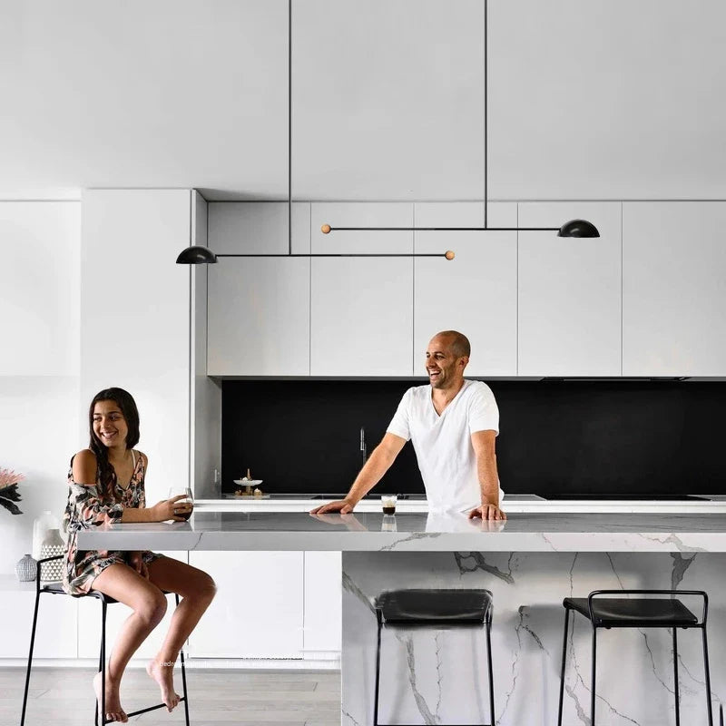 Afralia™ Geometric Lines Pendant Lights: Nordic Modern Design for Stylish Living Spaces