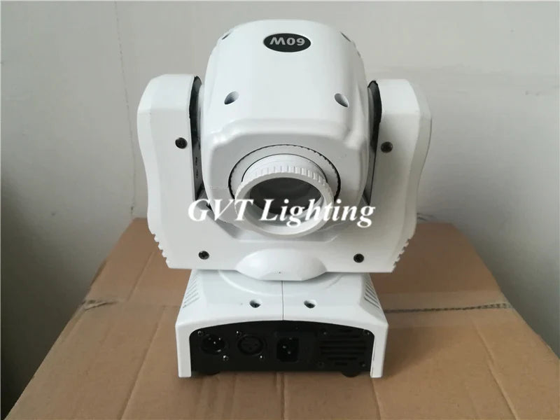 Afralia™ 60W LED Spot Moving Head Light: High Brightness DJ Gobo Moving Heads