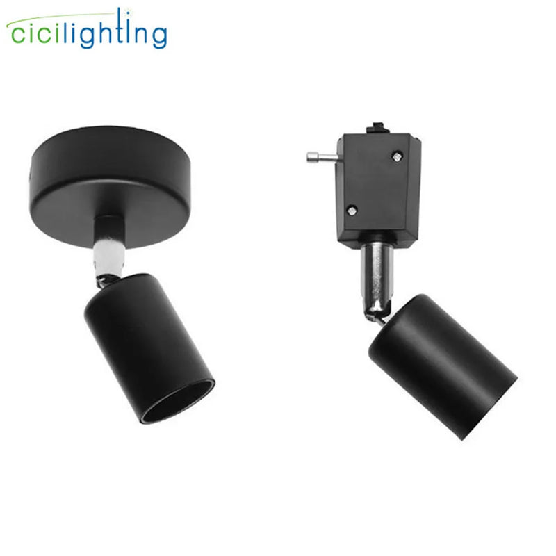 Afralia™ Industrial Ceiling Light LED Rail Lighting White/Black Surface or Rail Mounted