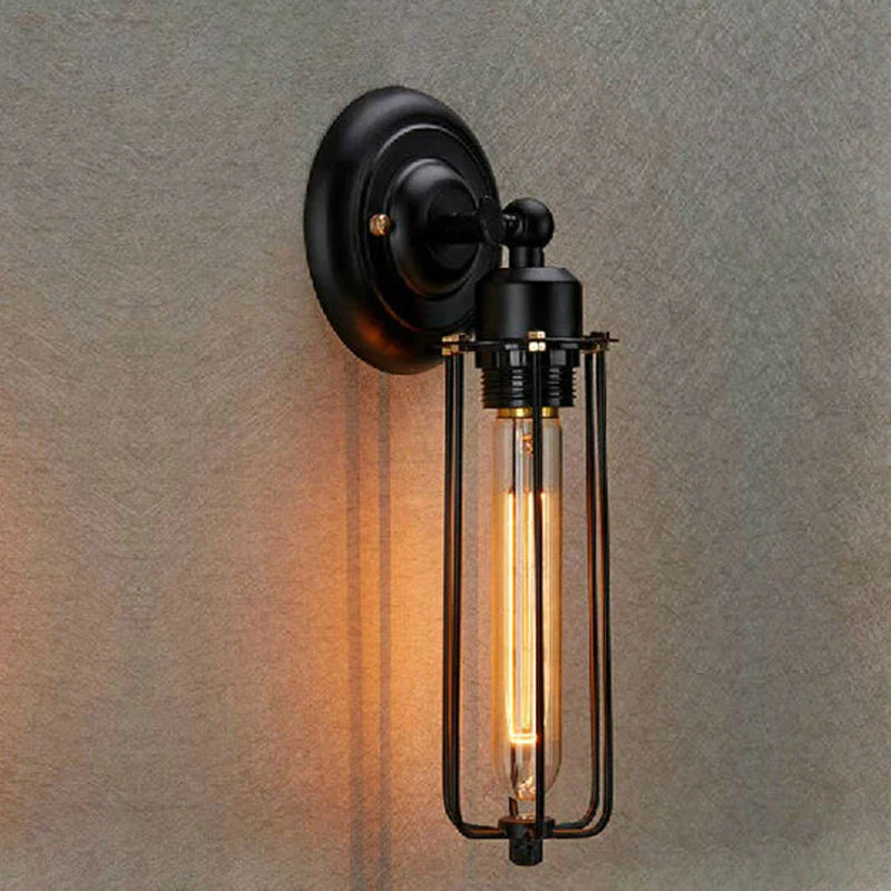 Afralia™ Retro Loft Vintage Wall Lamp for Aisle Bedroom, Stair, Cafe, Restaurant, Wall Sconce