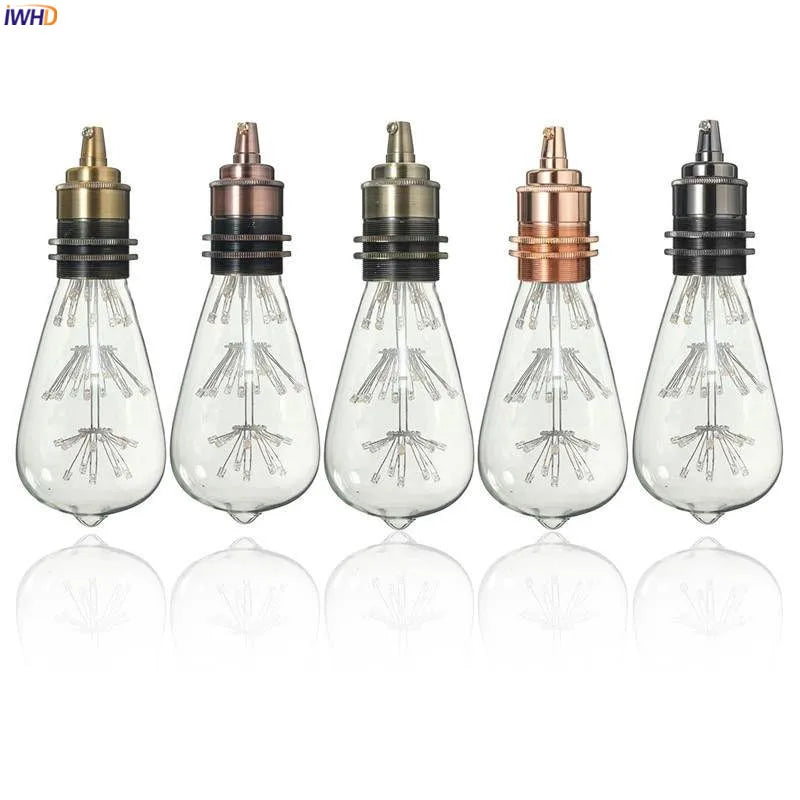 Afralia™ Vintage E27 Bulb Holder Retro Fitting Douille Soquete Lamp Holder E27 Socket Base