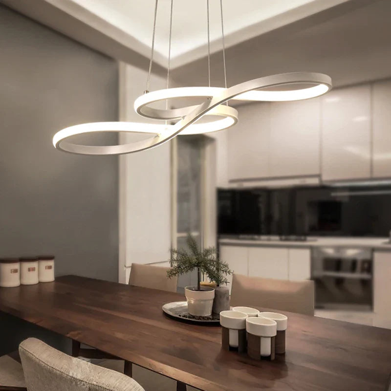 Afralia™ Modern LED Pendant Lights for Dining Room Bar Suspension Luminaire