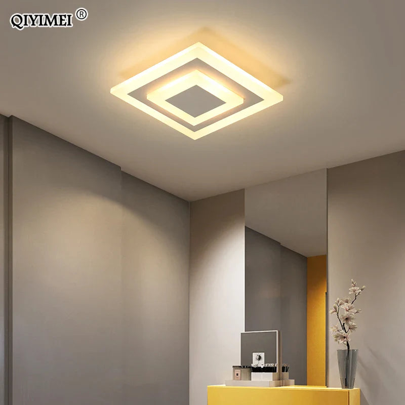 Modern LED Ceiling Light by Afralia™ for Bathroom Living Room - Home Decorative Lighting