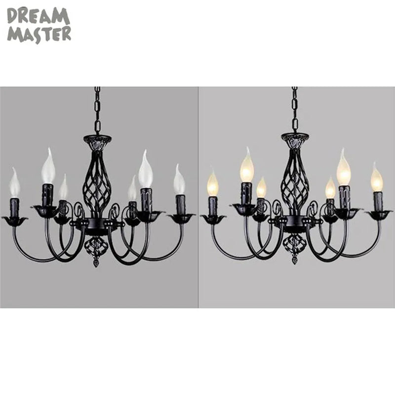 Modern Afralia™ Chandeliers: Elegant Wrought Iron Lighting for Home, Hotel, and Dining Spaces