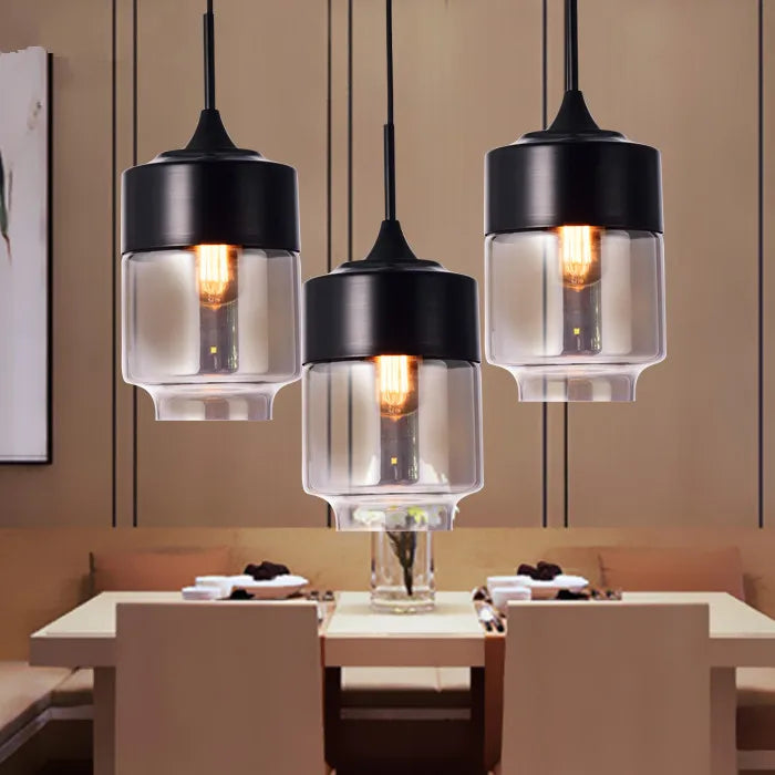 Afralia™ Loft Industrial Edison Pendant Lights for Dinning Room Bar Cafe - Vintage Hanging Luminaria