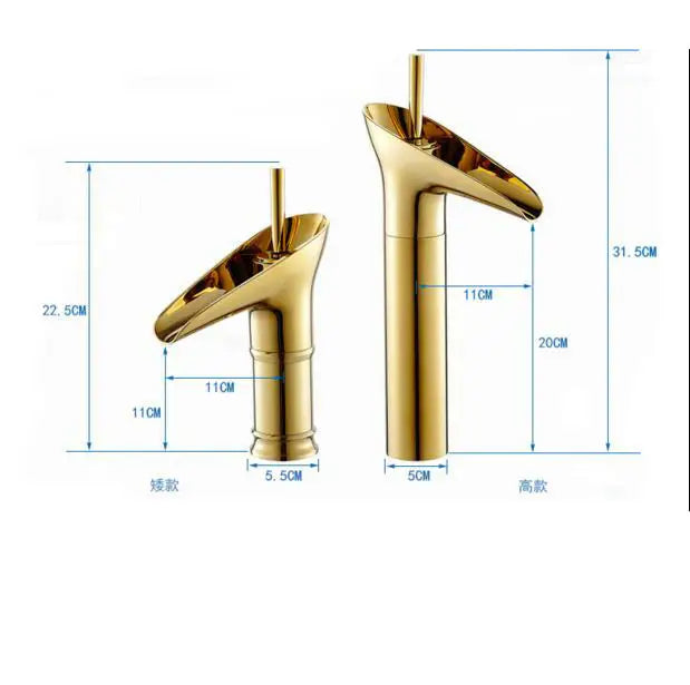 Afralia™ Crystal Wine Glass Basin Faucet in 5 Elegant Finishes