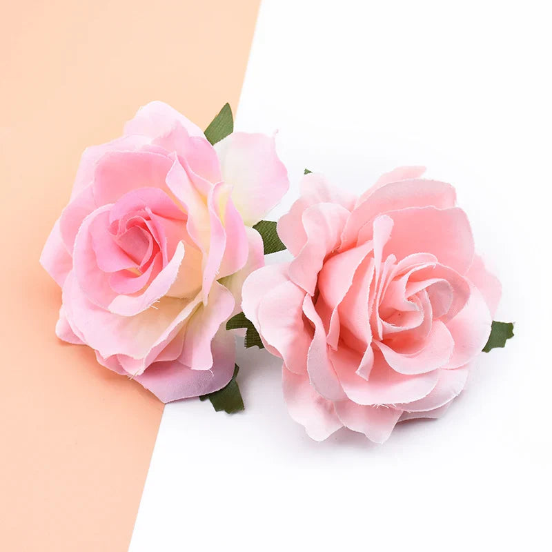 Silk Roses Plants Wall Decor Wedding Bridal Wreath Afralia™ Artificial Flowers