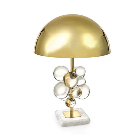 Afralia™ Crystal Marble Bubble Table Lamp. LED Desk Lamp for Bedroom and Foyer.