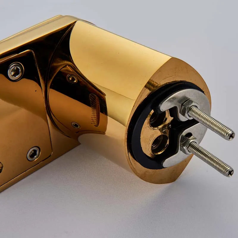 Afralia™ Golden Brass Waterfall Vessel Sink Faucet - Chrome Bathroom Vanity Tap