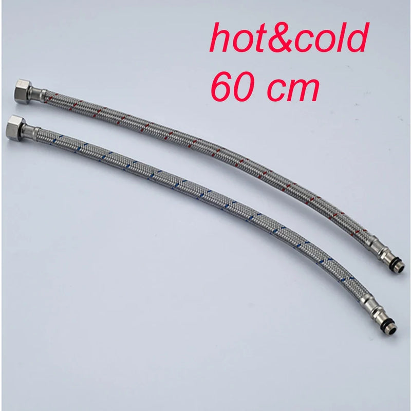 Afralia™ 60cm Stainless Steel Plumbing Hose for Hot and Cold Water