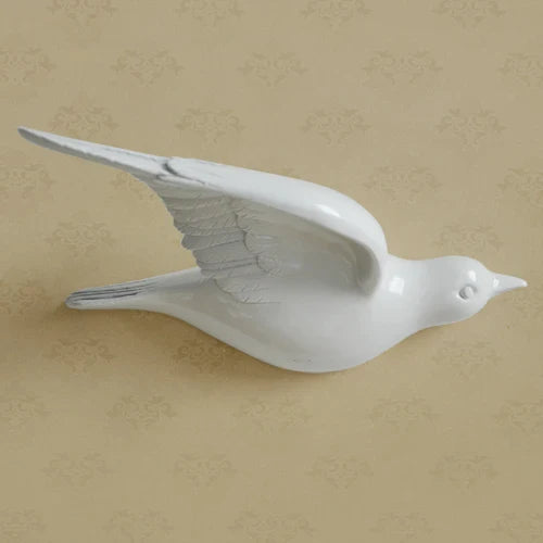 Afralia™ Resin Little Bird Wall Decoration 3D Home Decor Modern Crafts Background Wall