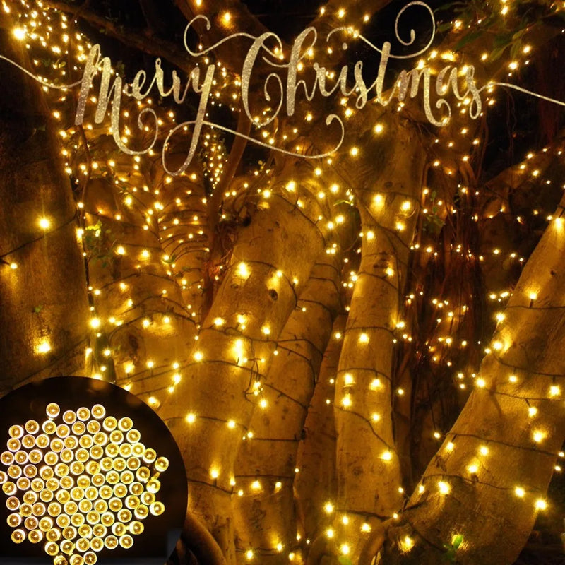 Afralia™ Solar Fairy String Lights for Outdoor Home Decoration