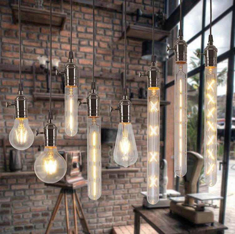 Afralia™ LED Filament Bulbs: Ultra Bright E27 4W-8W Edison Lamp Bulbs for Pendant Home Lighting