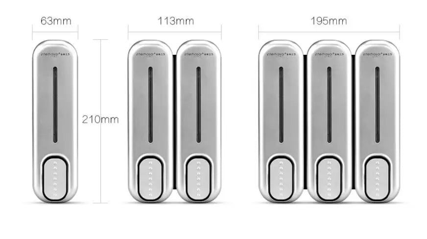 Afralia™ Stainless Steel Wall Mounted Liquid Soap Dispenser - 6 Colors