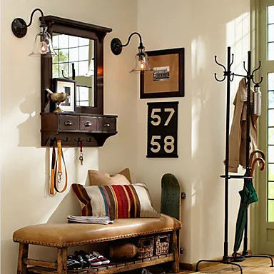 Afralia™ Loft Industrial Vintage Edison Wall Light Sconce