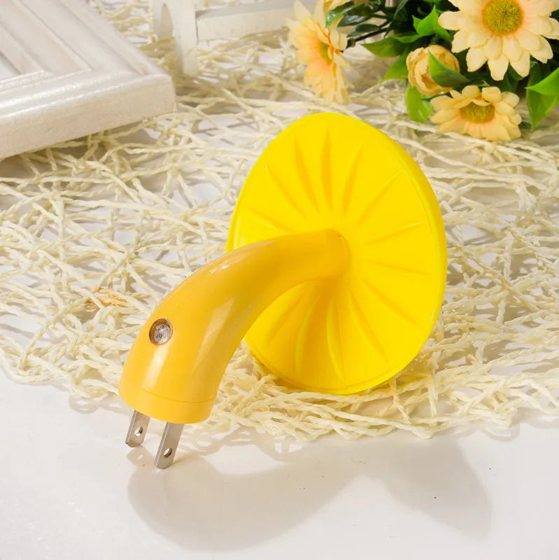 Afralia™ LED Mushroom Night Light for Home Decoration and Bedroom, Light-controlled Sensor