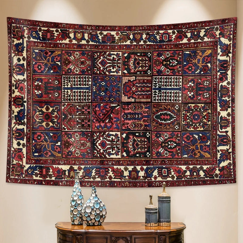 Afralia™ Geometric Mandala Tapestry: Boho Wall Hanging & Yoga Mat for Home Decor