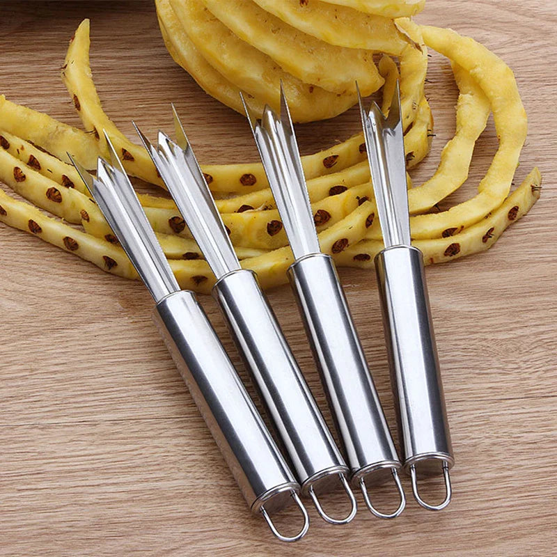 Afralia™ Pineapple Knife: Stainless Steel Peeler & Shovel V-Shaped Manual Tool