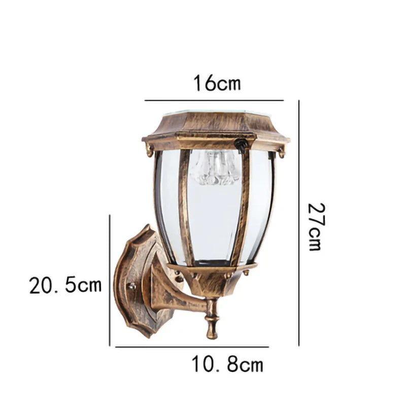 Solar Wall Light LED Outdoor Afralia™ Courtyard Sconces Waterproof IP55 Garden Decor Fence