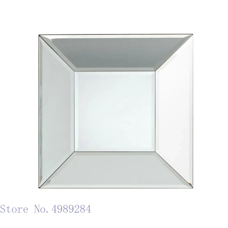 Afralia™ Square Wall Mirror Set for Living Room Decor and Home Accessories