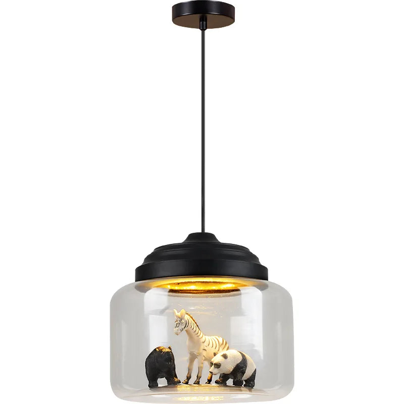 Afralia™ Glass Nordic LED Pendant Lights for Restaurant, Children Room, Living Bedroom