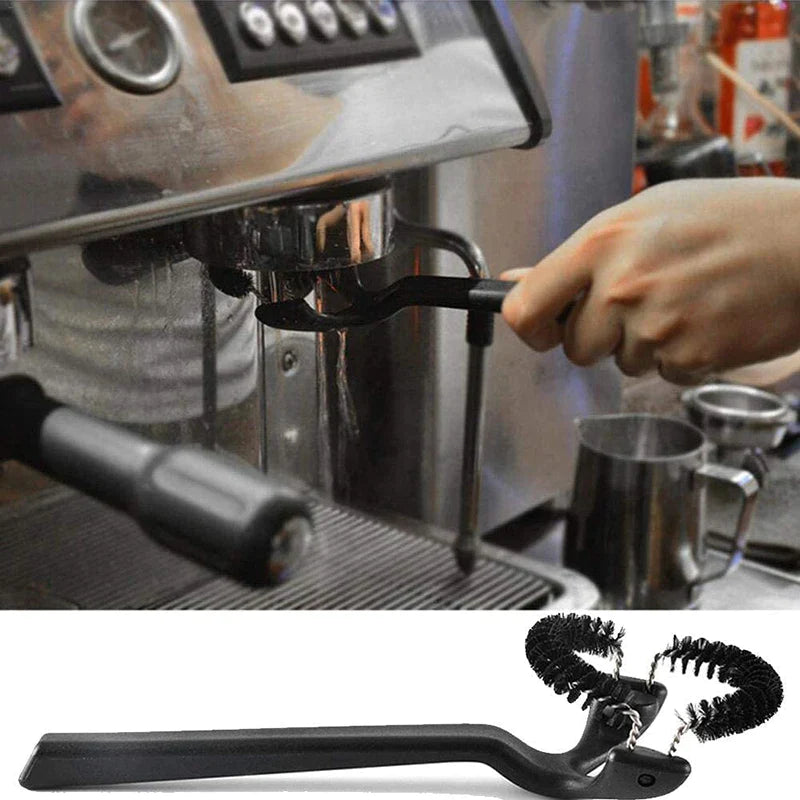 Afralia™ Espresso Machine Cleaning Brush - Barista Coffee Tool & Accessories