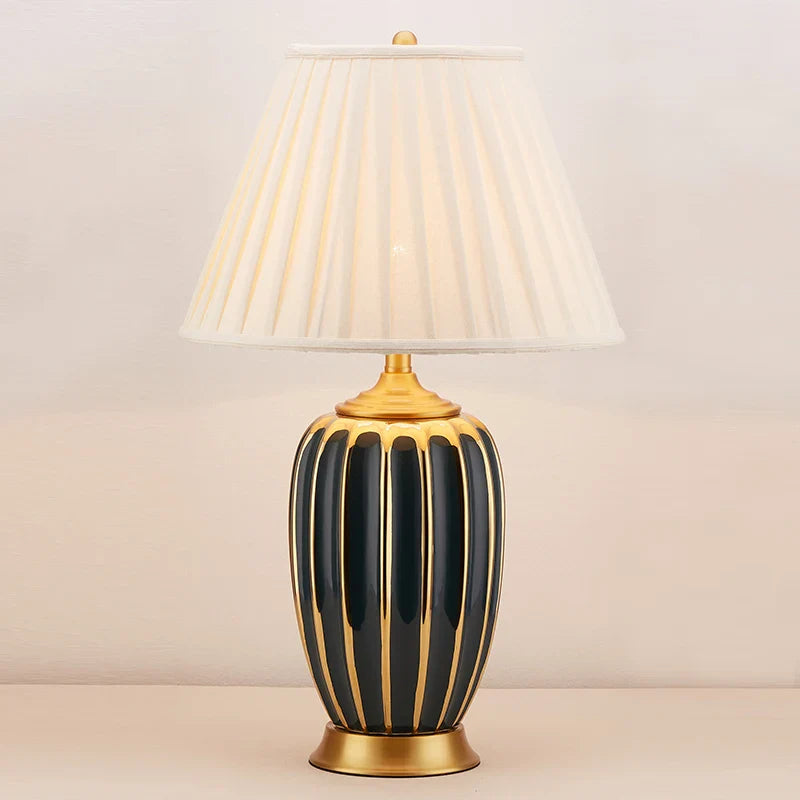 Afralia™ Ceramic Table Lamp: Post Modern American Style for Bedroom & Living Room