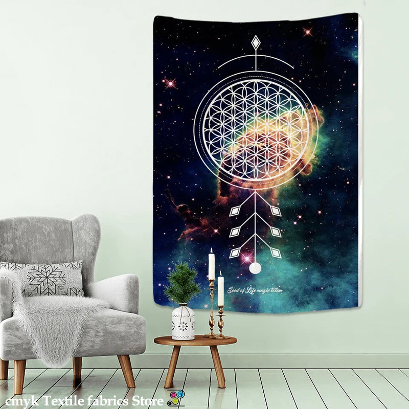 Afralia™ Tarot Card Tapestry Wall Hanging for Astrology and Boho Decor