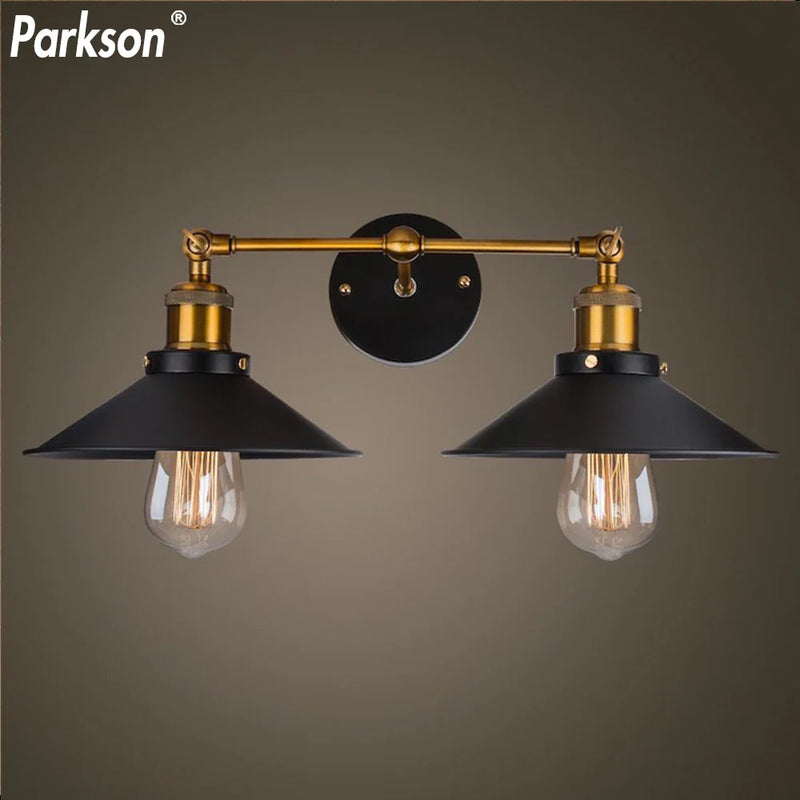 Afralia™ Vintage E27 Wall Lamp for Home Decor & Bar, LED Loft Lighting