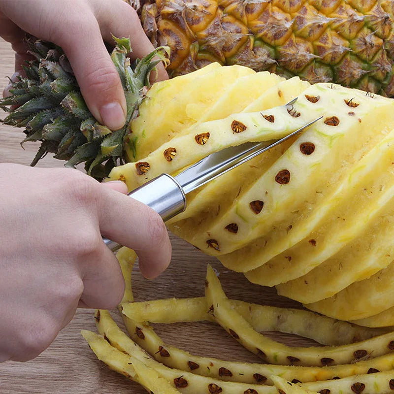Afralia™ Pineapple Knife: Stainless Steel Peeler & Shovel V-Shaped Manual Tool