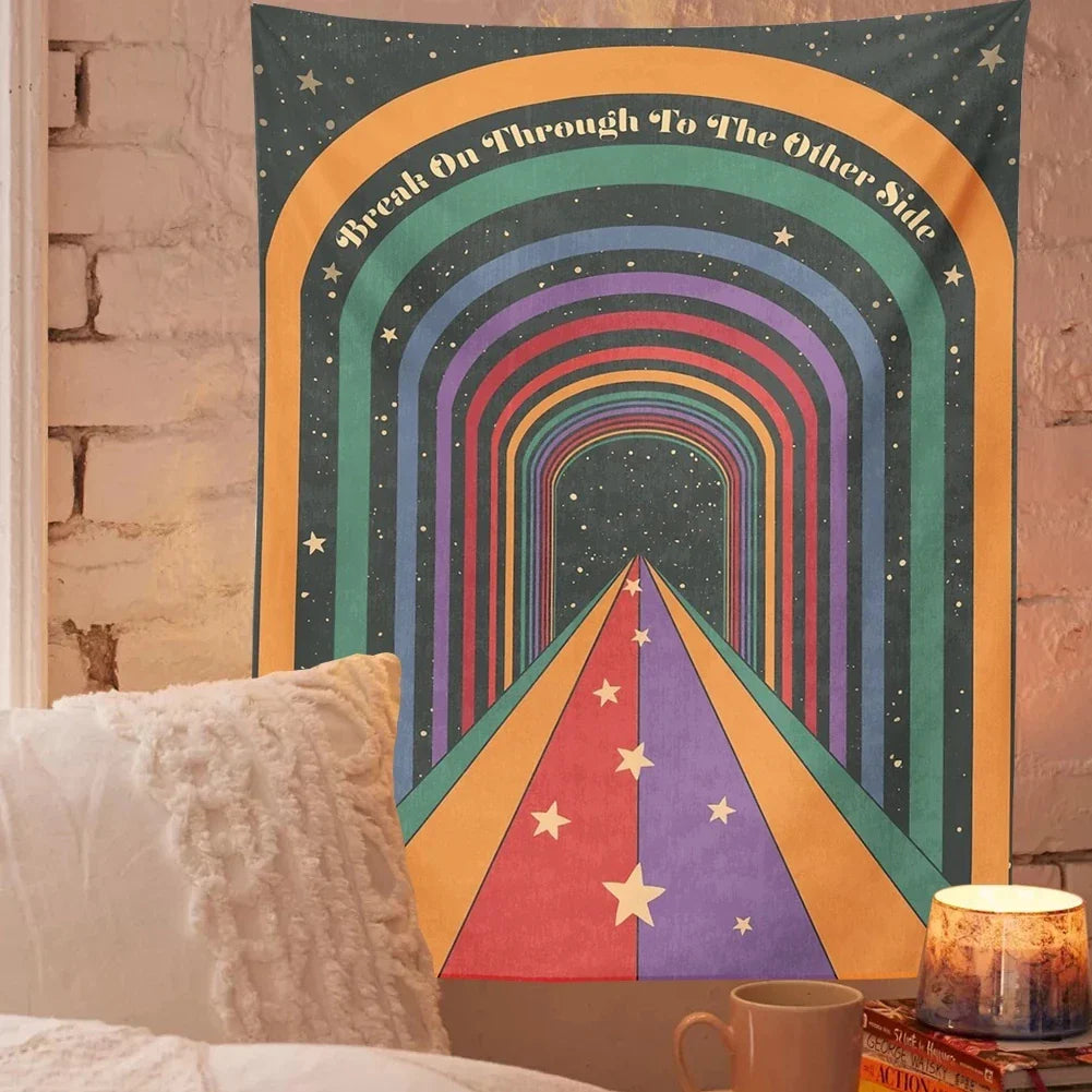 Bohemian Ouija Wall Hanging by Afralia™ - Retro Art Tapestry Home Decor