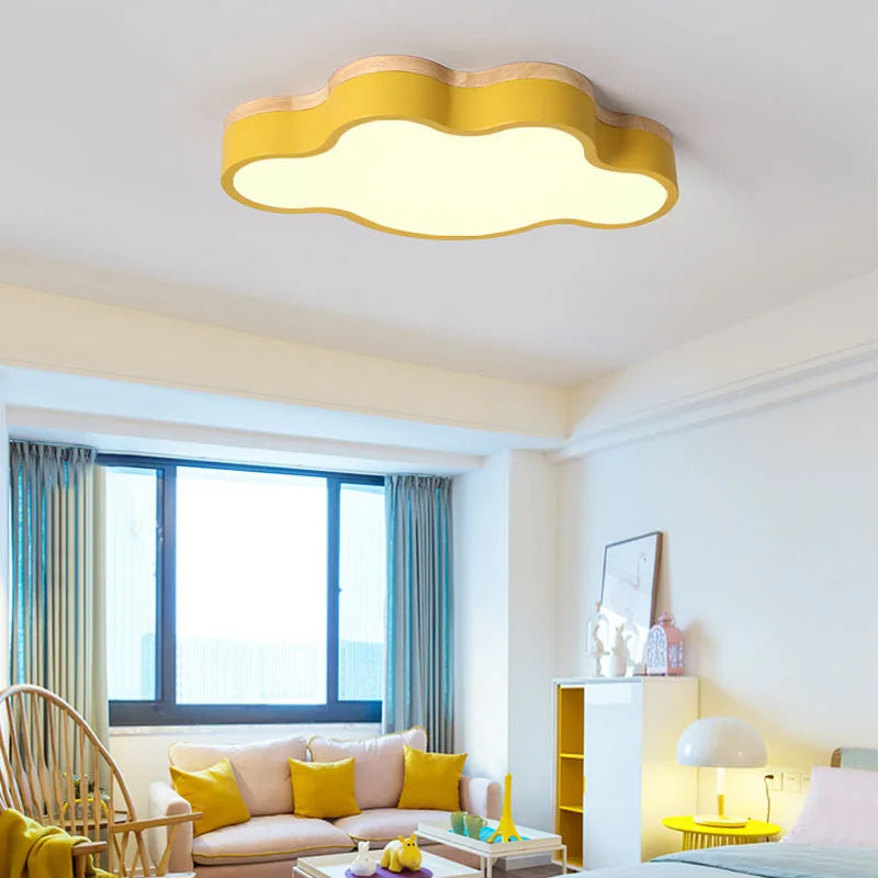 Afralia™ Cloud LED Baby Chandelier: Elegant Living Room & Bedroom Lighting