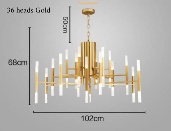 Afralia™ Modern Tube G4 Chandelier Pendant Light Fixture for Artistic Room Decor