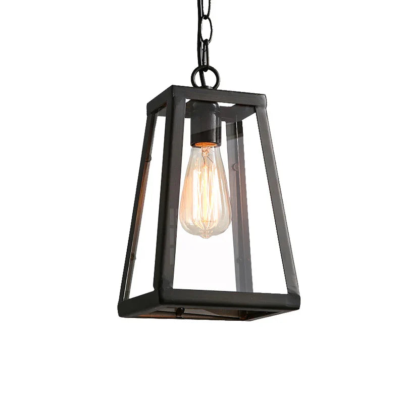 Afralia™ Retro Loft Chain Pendant Chandelier for Dining Room, Vintage Hanging Lamp