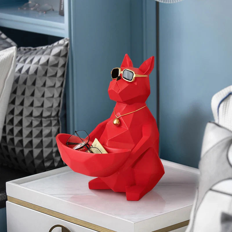 Afralia™ Cool Cat Resin Figurine Table Statue Decor Sculpture Ornamental Figurines