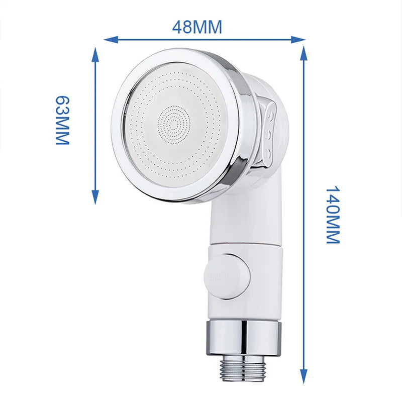 Afralia™ 3 Modes White Water Faucet Handheld Shower Nozzle for Bathroom and Kitchen