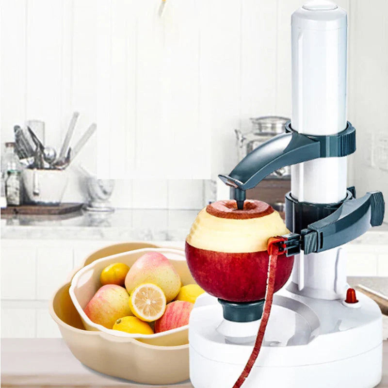 Afralia™ Electric Peeler: Vegetable Fruit Slicer Gadget Multifunction Kitchen Tool