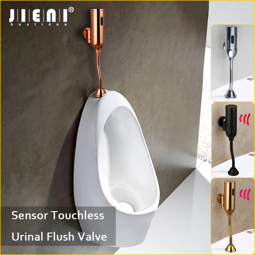 Afralia™ Sensor Urinal Automatic Flush Valve Wall Mounted Touch Faucet for Bathroom