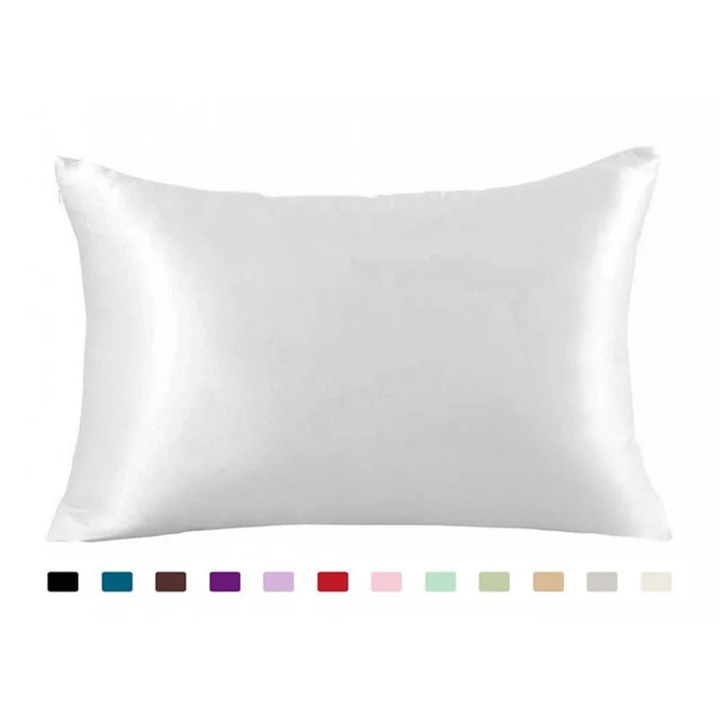 Afralia™ Silk Cozy Pillowcase | Soft Satin Hair Beauty Cover Home Bedding Case