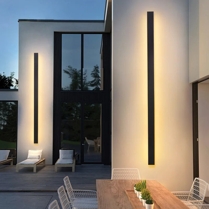Afralia™ Waterproof LED Wall Light for Outdoor & Indoor Garden, Balcony, Bedroom & Living Room