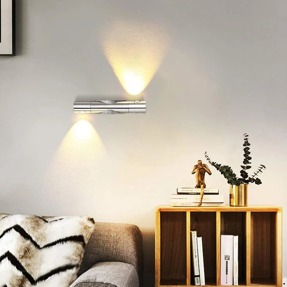 Afralia™ Rotatable LED Wall Light for Indoor Bedroom Home Decor