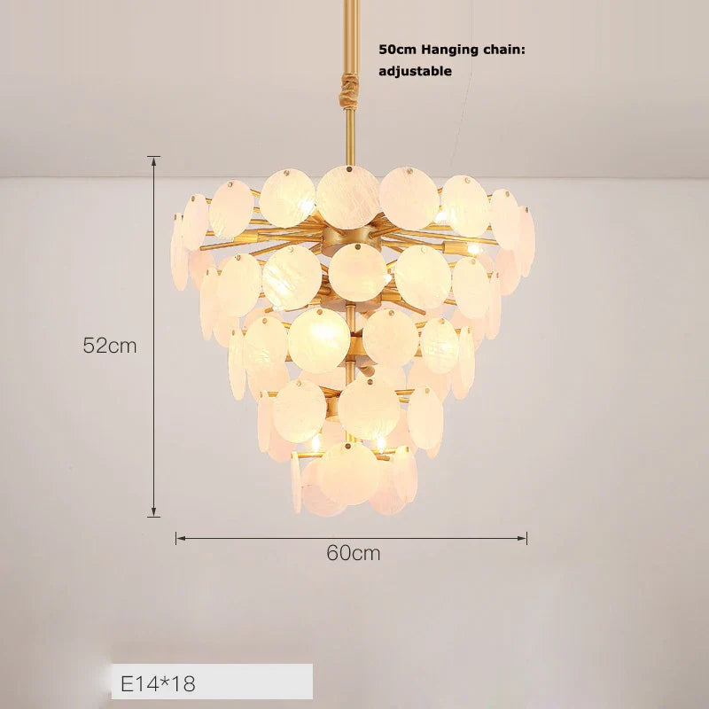 Agate Designer LED Chandelier by Afralia™ for Stylish Illumination in Dining Room