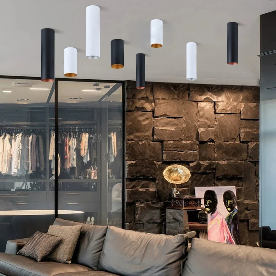 Afralia™ Dimmable LED Downlight 12W 7W, White/Black Housing, Ceiling Spot Light, Home Decor