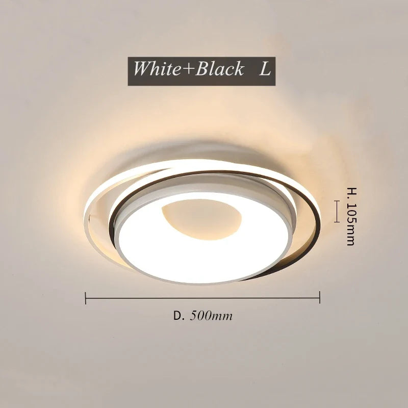Afralia™ LED Chandelier Light for Living Dining Room, Modern Acrylic Surface Mounted Fixture