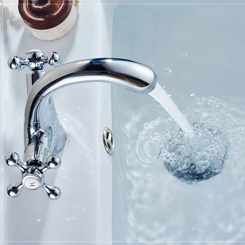 Afralia™ Dual Cross Handle Bidet Faucet for Kitchen Bathroom Toilet