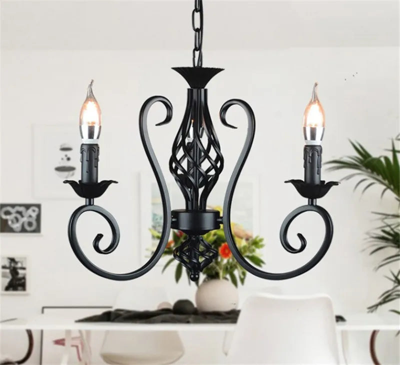 Afralia™ Vintage Industrial Pendant Light - Retro Nordic Iron Loft Hanging Lamp for Home Lighting